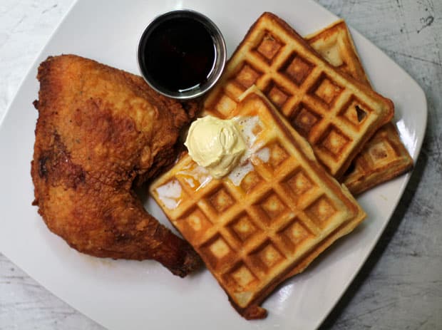 (Buttermilk) Fried Chicken and Waffles