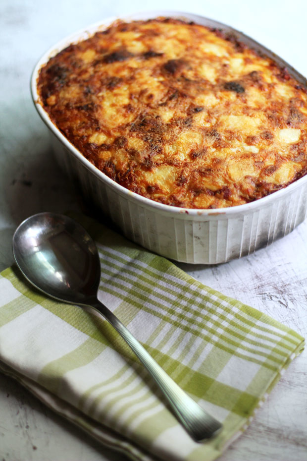 Roasted Vegetable and Tofu No-Noodles Lasagna