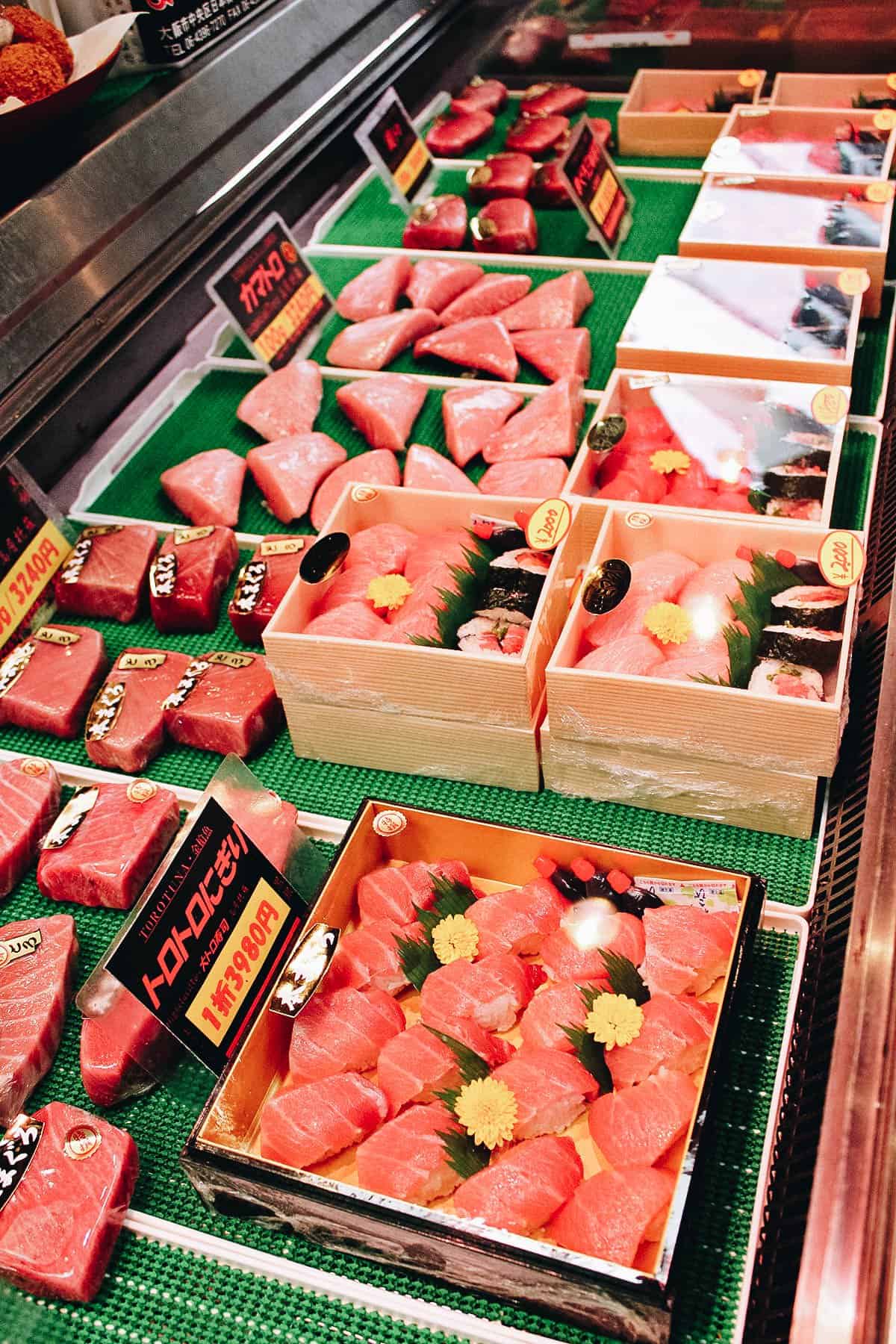 Toro at Kuromon Ichiba Market