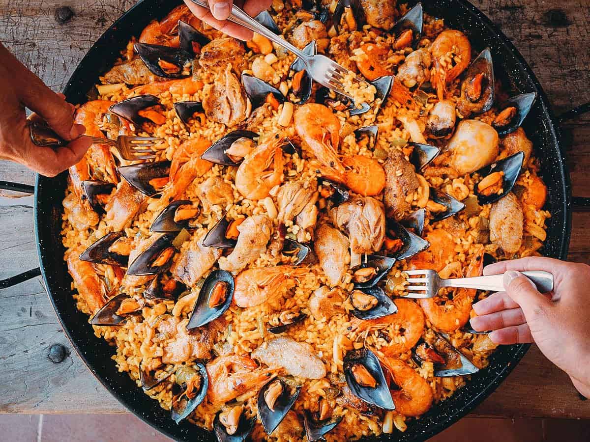 Paella mixta‏