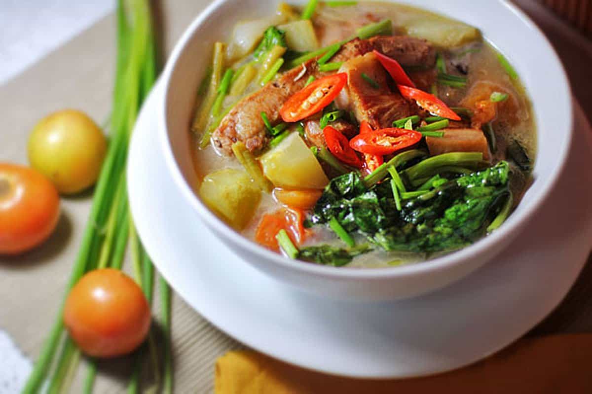 Sinigang, one of the most popular dishes in the Philippines