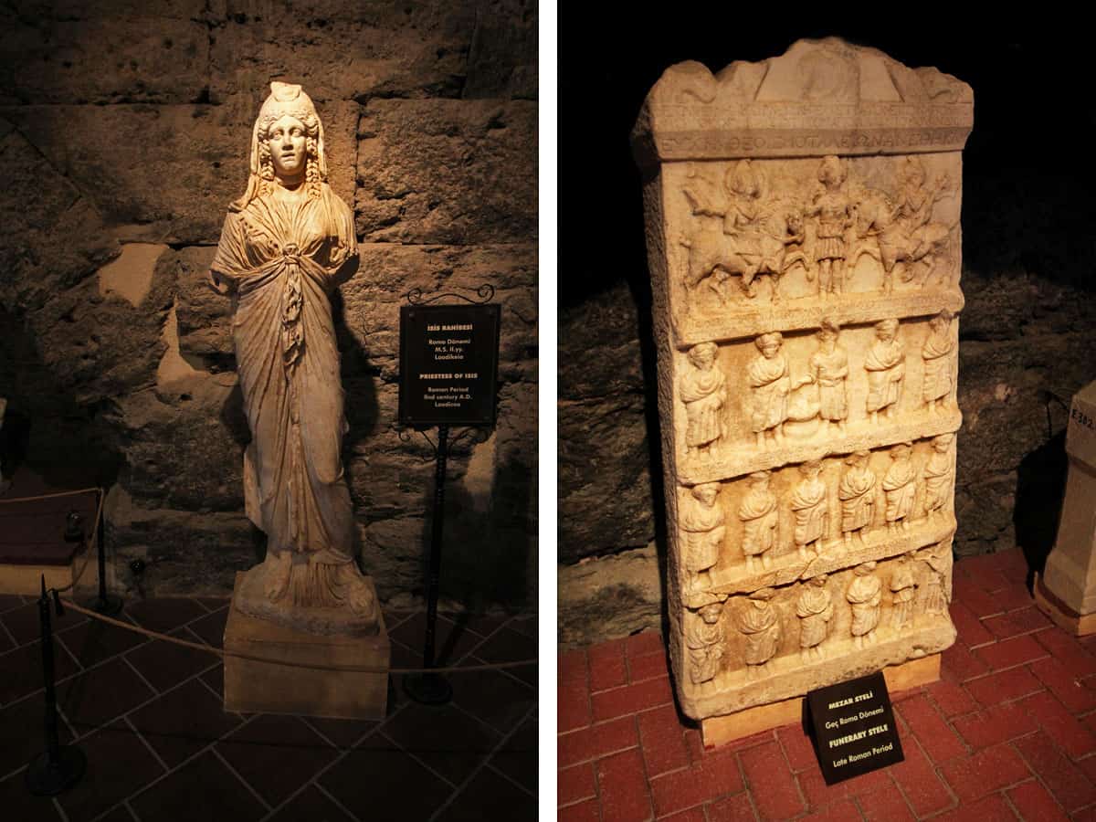 Hierapolis Archaeological Park and the Calcium Travertines of Pamukkale, Turkey