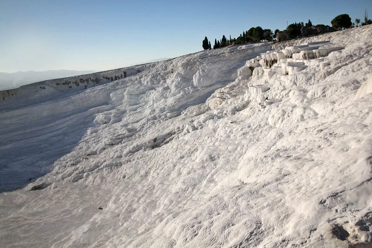 Hierapolis Archaeological Park and the Calcium Travertines of Pamukkale, Turkey