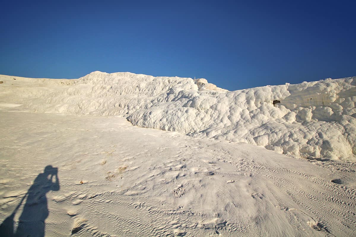 Hierapolis Archaeological Park and the Calcium Travertines of Pamukkale, Turkey