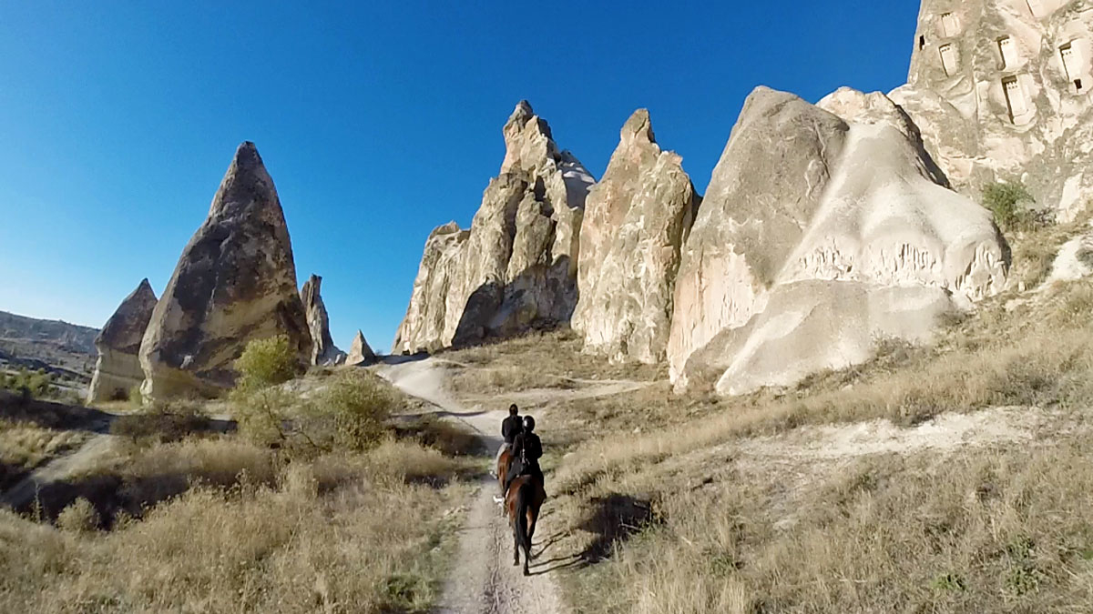 Horseback Riding with Bridge of the World