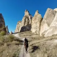 Exploring the Moonscape of Cappadocia, Turkey on Horseback