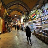 The Grand and Egyptian Spice Bazaars and Rustem Pasha Mosque in Istanbul, Turkey