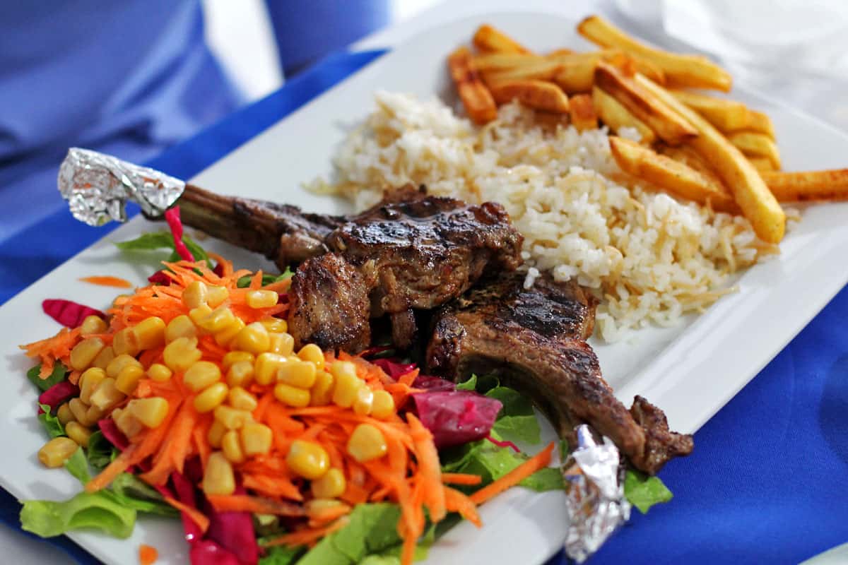 Turkish lamb chops