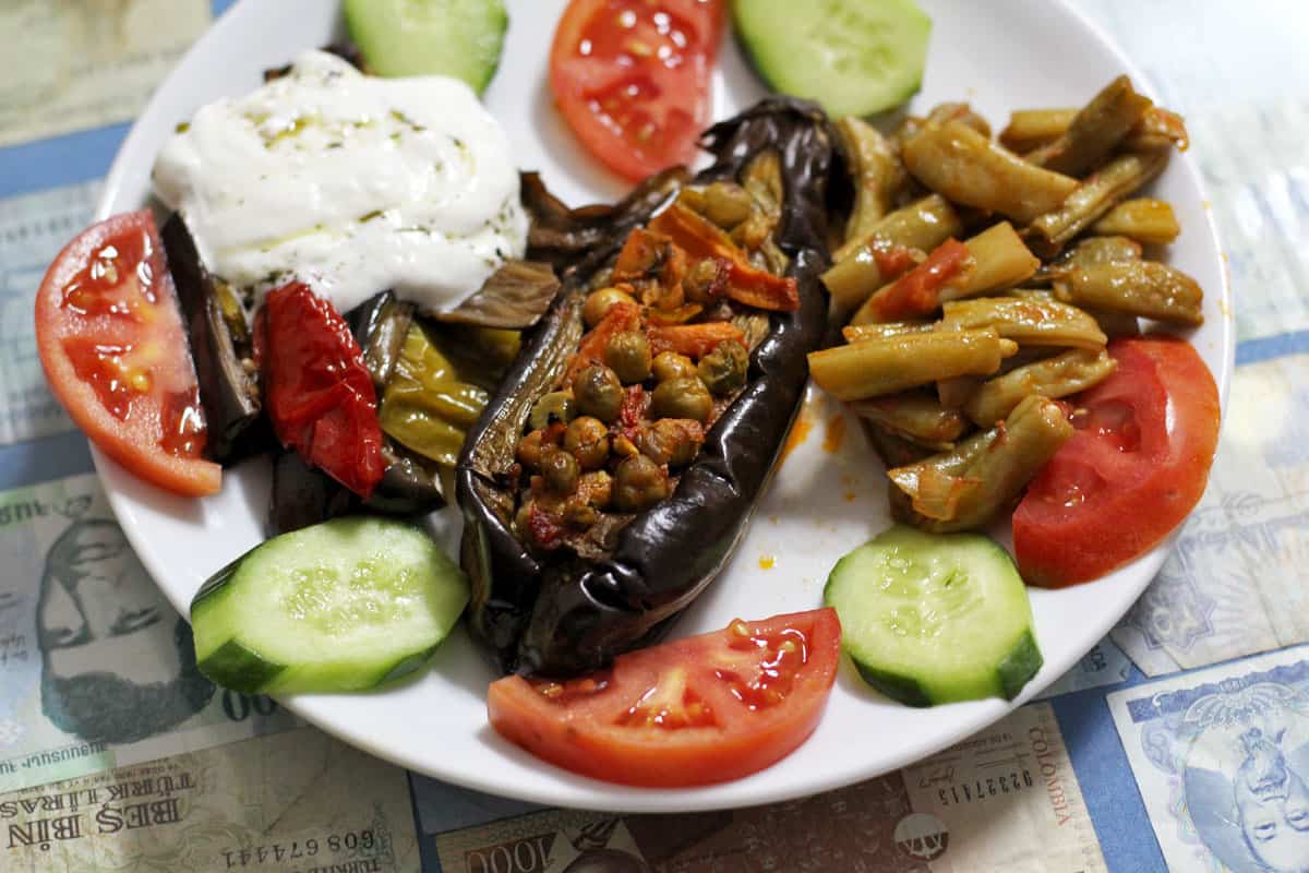 Turkish meze platter