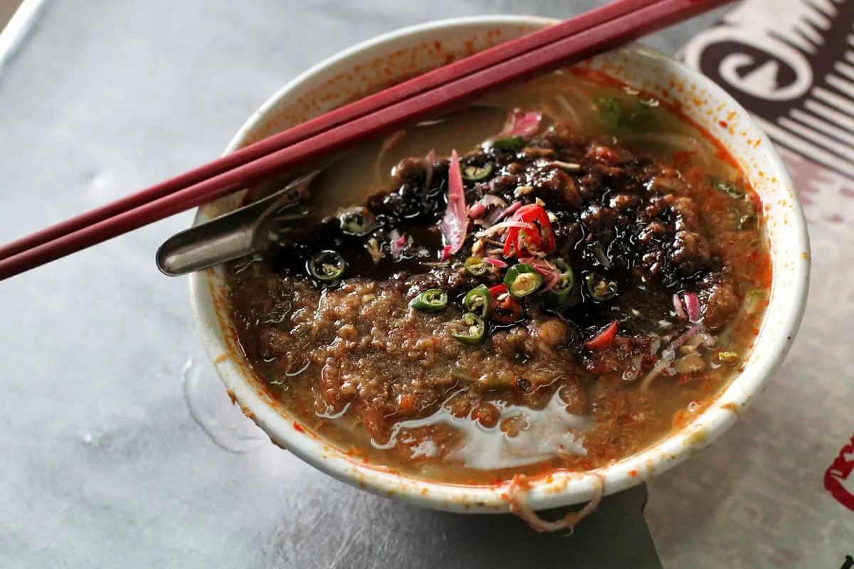 Asam laksa in Penang, Malaysia