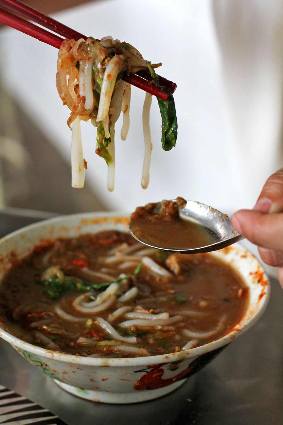 Asam laksa in Penang, Malaysia