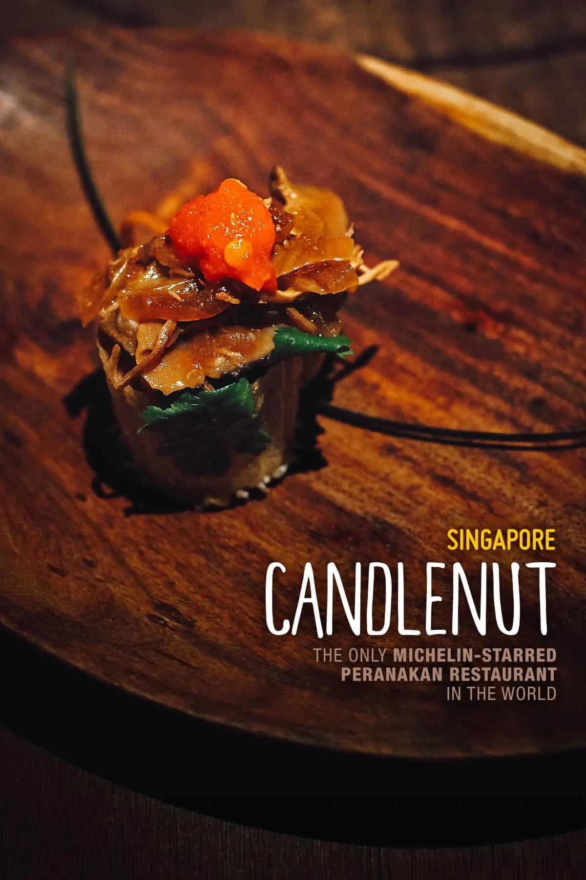 Amuse-bouche at Candlenut, Singapore