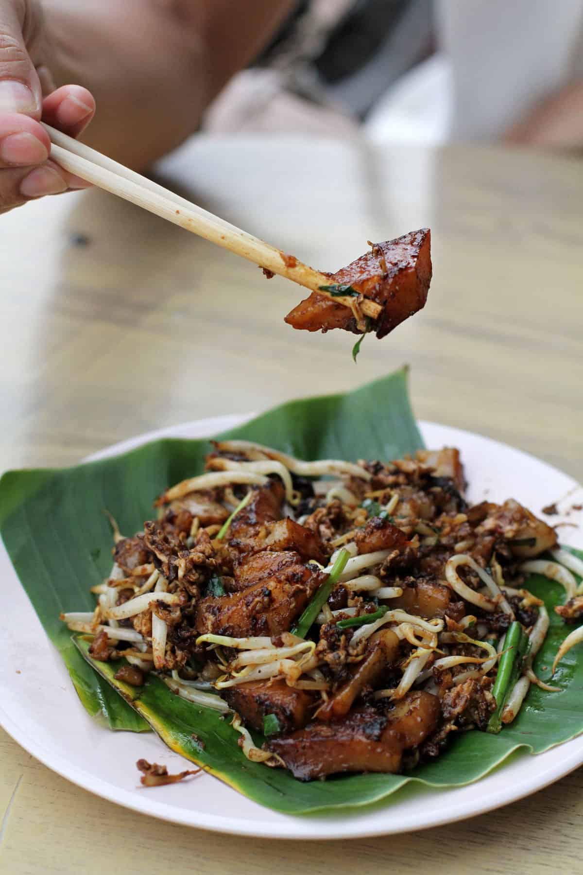 Char koay kak at Sister Yao's stall