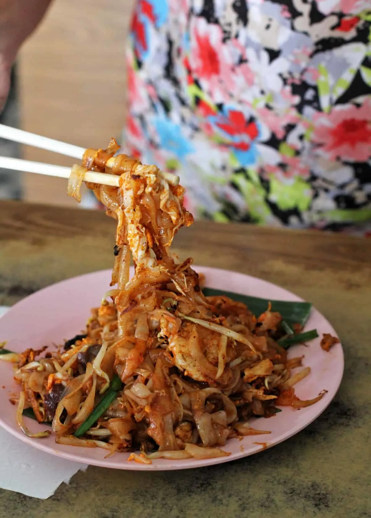 Char koay teow in Penang, Malaysia