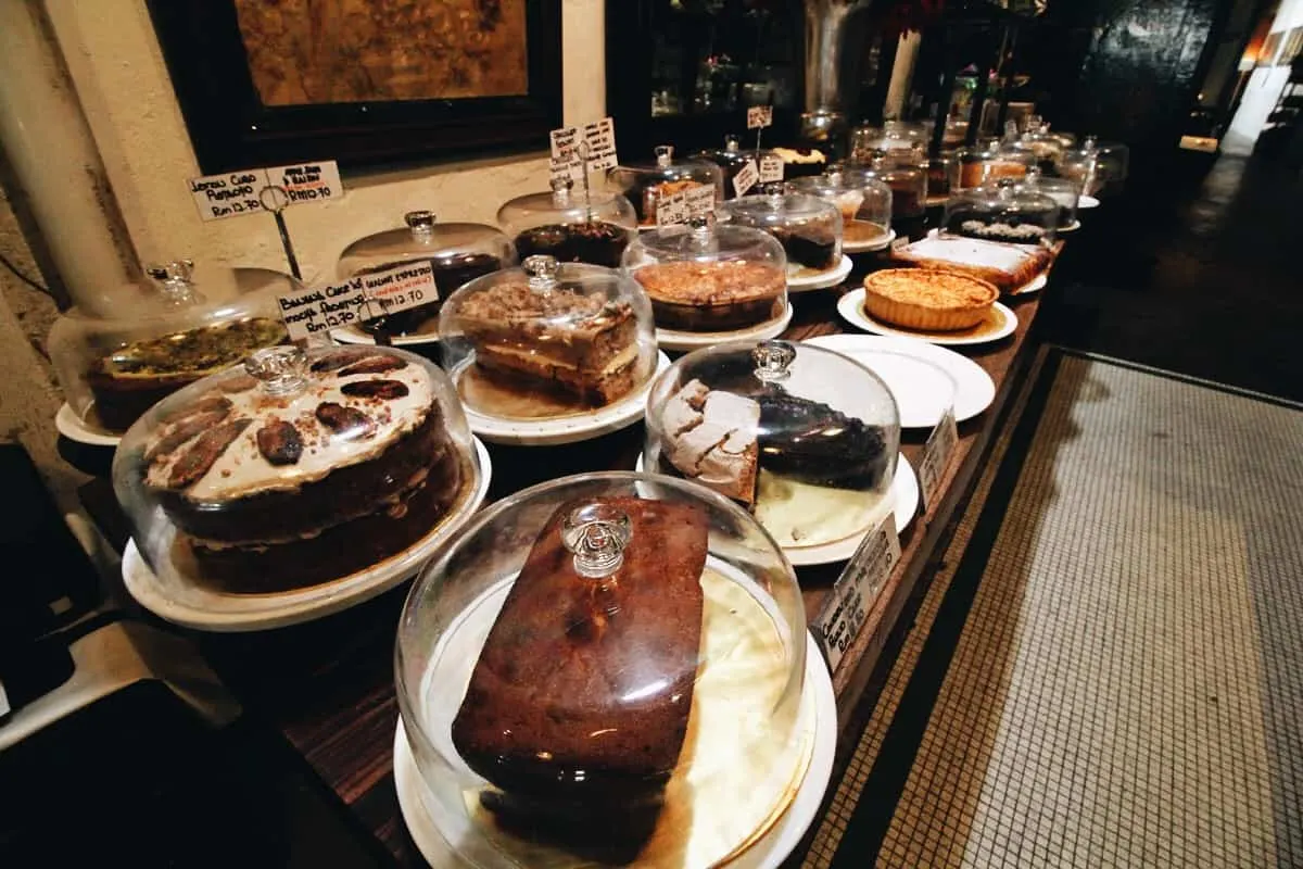 Cakes at ChinaHouse in Penang, Malaysia