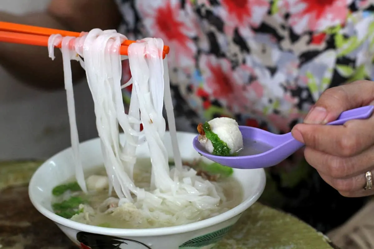 Koay teow th'ng in Penang, Malaysia