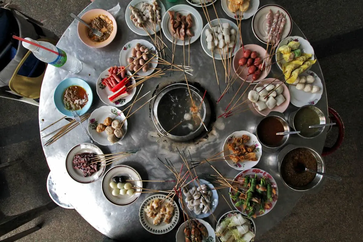 What to Eat in Penang, Malaysia Lok lok in Penang, Malaysia