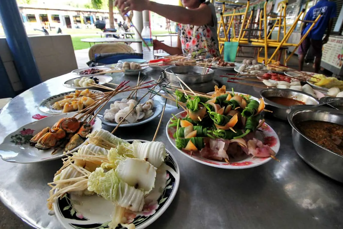 Lok lok in Penang, Malaysia