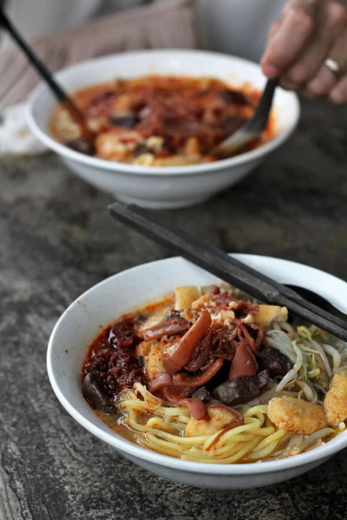 Curry mee in Penang, Malaysia