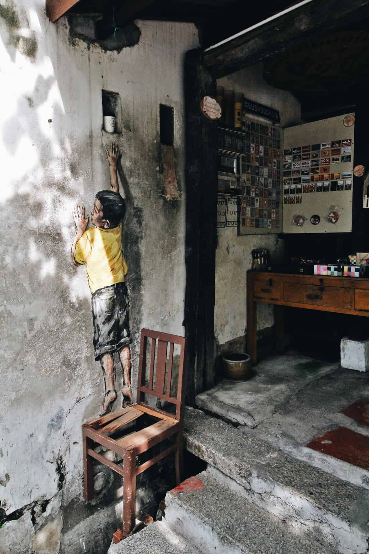 Gotta Catch 'Em All!  Go Street Art Hunting in George Town, Penang, Malaysia