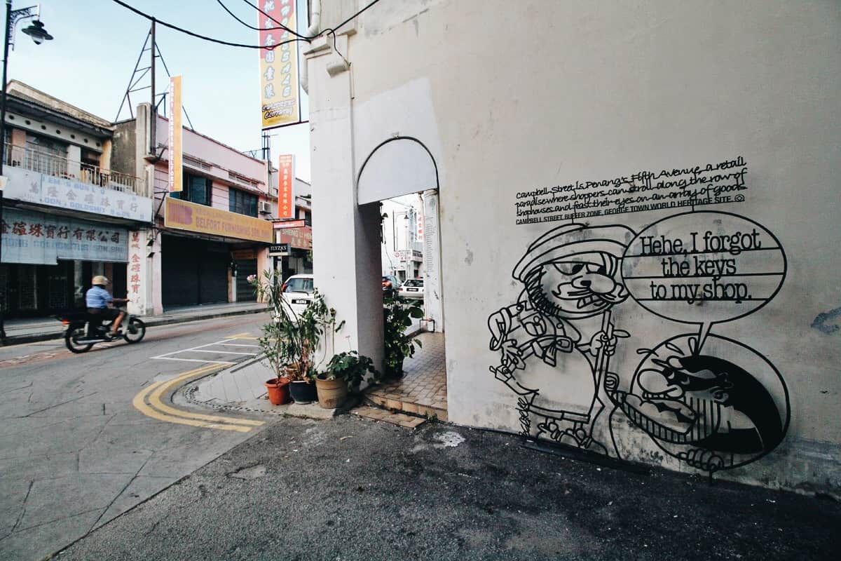 Gotta Catch 'Em All!  Go Street Art Hunting in George Town, Penang, Malaysia