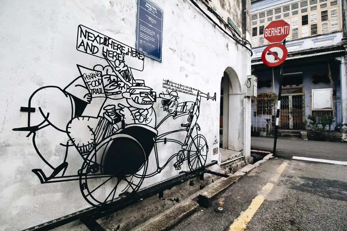 Gotta Catch 'Em All!  Go Street Art Hunting in George Town, Penang, Malaysia