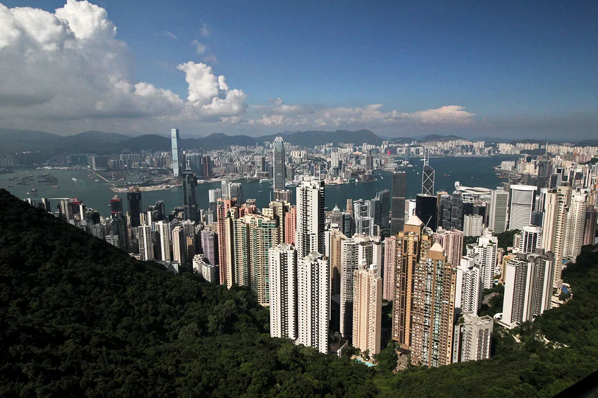 Take the Peak Tram to Sky Terrace 428 and Trick Eye Museum in Hong Kong