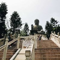 A Cable Car, a Giant Buddha, and a Streetful of Seafood on Lantau Island, Hong Kong