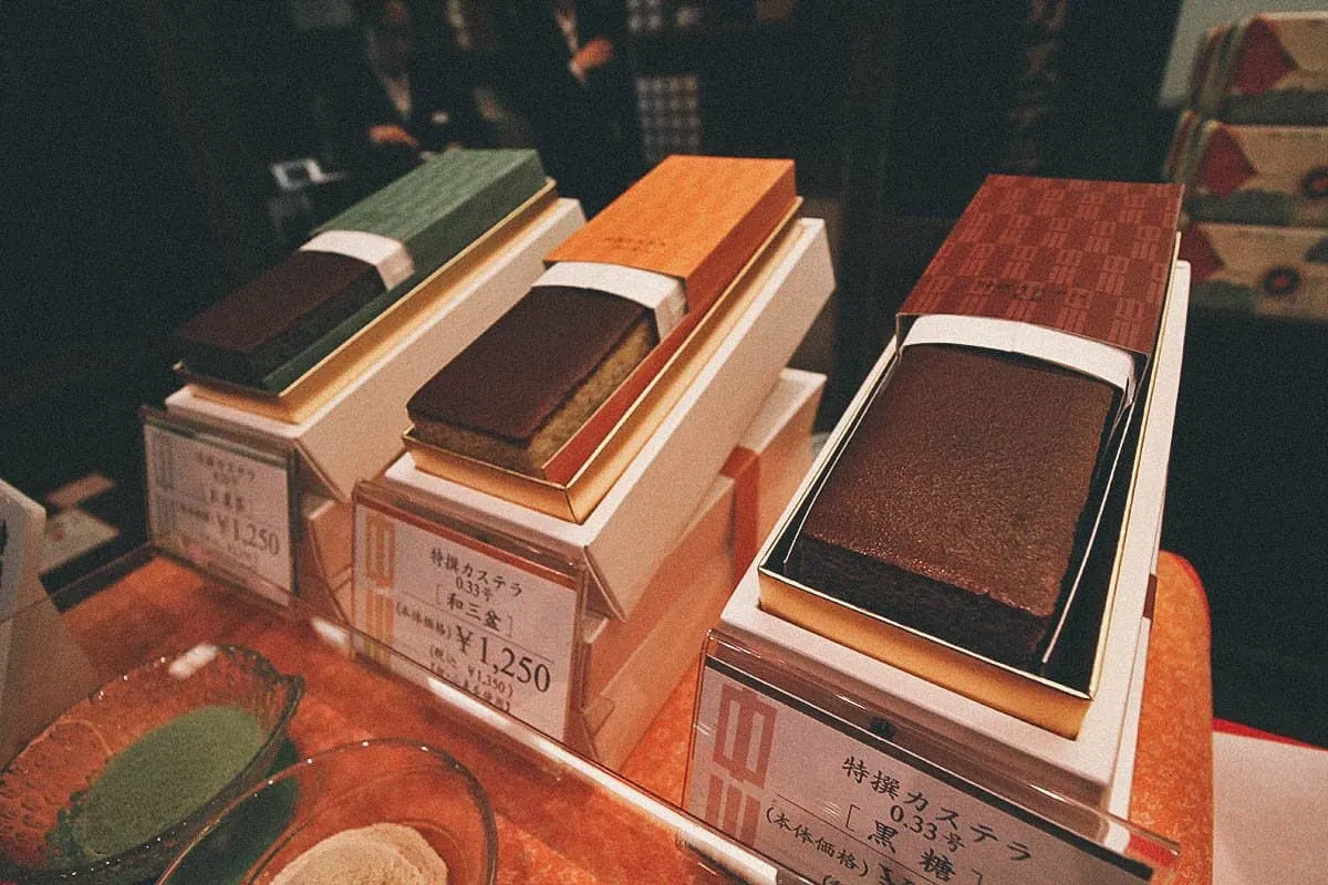 Castella cake, one of the most popular Japanese sweets from Nagasaki