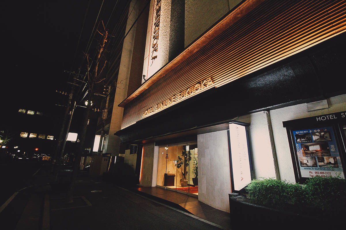 Where to Stay in Fukuoka, Japan: Hotel Sunline Fukuoka Hakata Ekimae