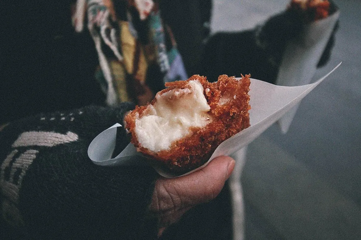 Japanese Food Guide Korokke, a Japanese-style croquette