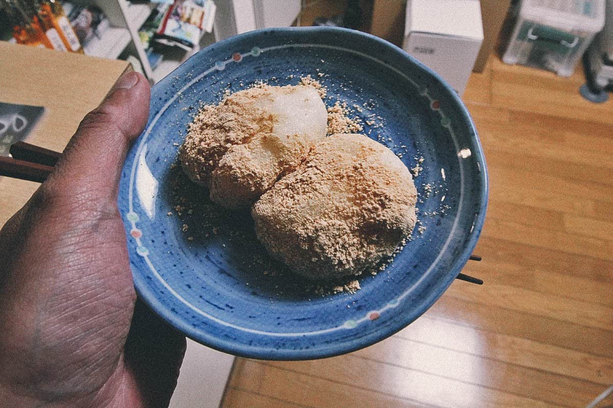 Mochi, one of the most well-known Japanese sweets