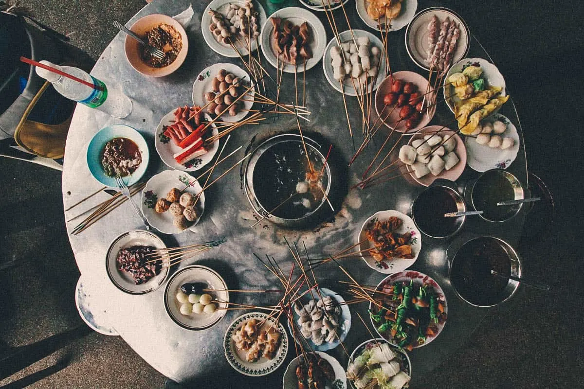 Chicken Satay Recipe Lok lok in Penang
