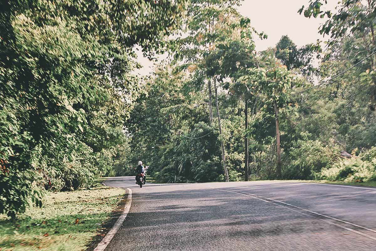 Driving on the Wrong Side of the Road in Langkawi, Malaysia