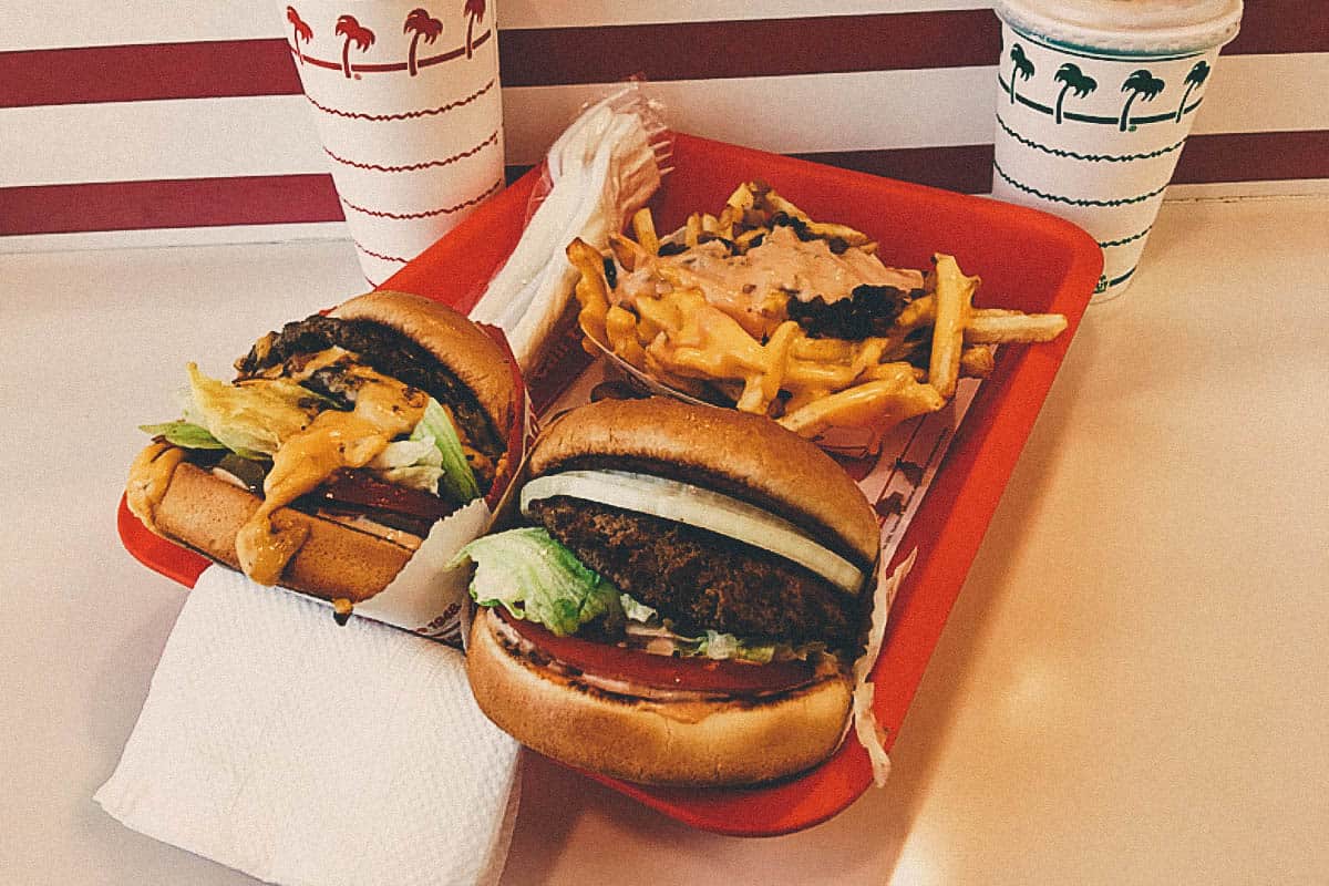 Cheeseburgers and fries