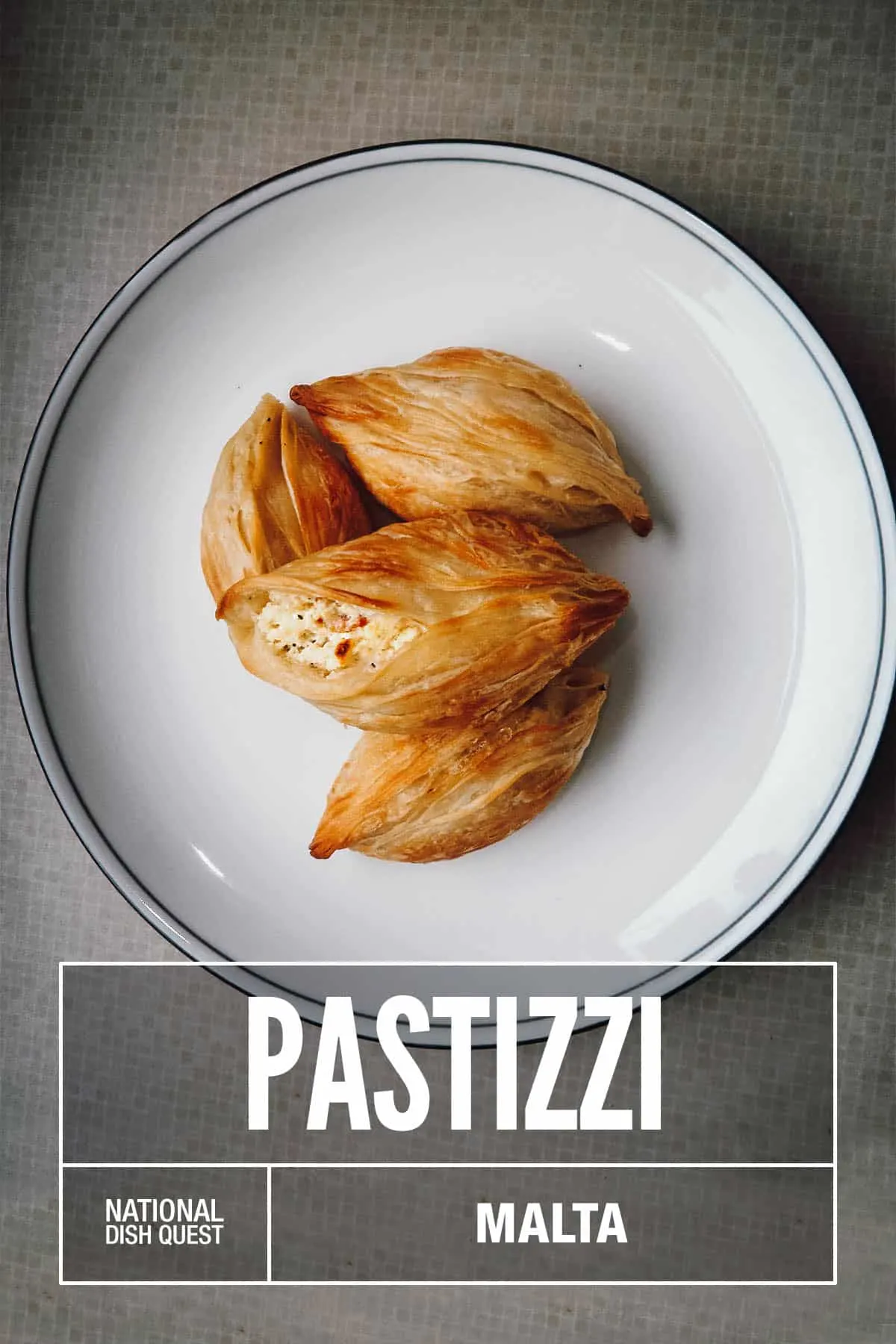 Plate of pastizzi