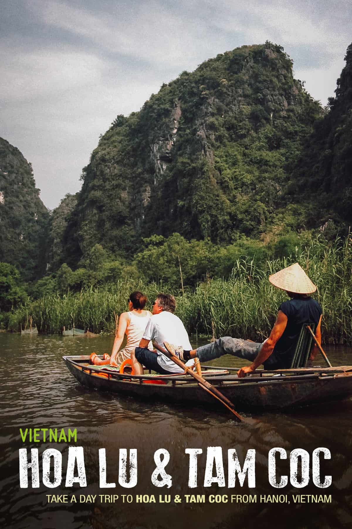 Cruising on the Tam Coc River in northern Vietnam