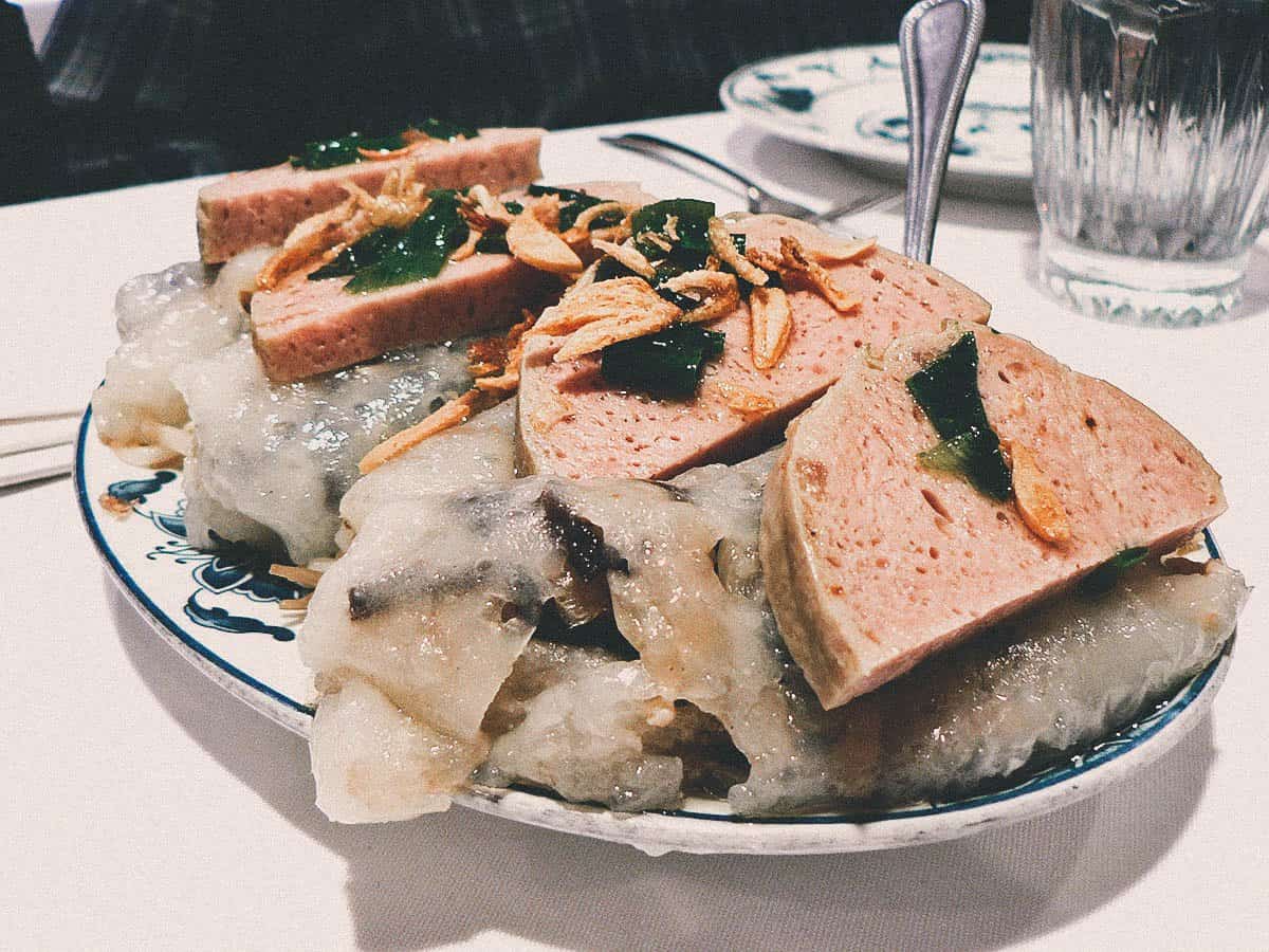 Cha lua from Ho Chi Minh City, a type of Vietnamese pork sausage