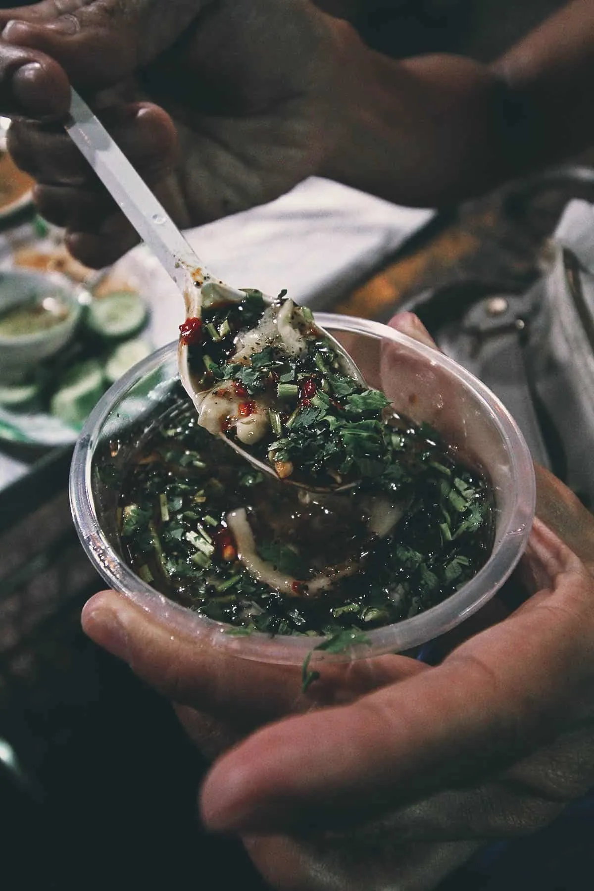 Vietnamese Food Guide: What to Eat in Vietnam Sup bap cua in Ho Chi Minh City, a Vietnamese soup made with crab meat