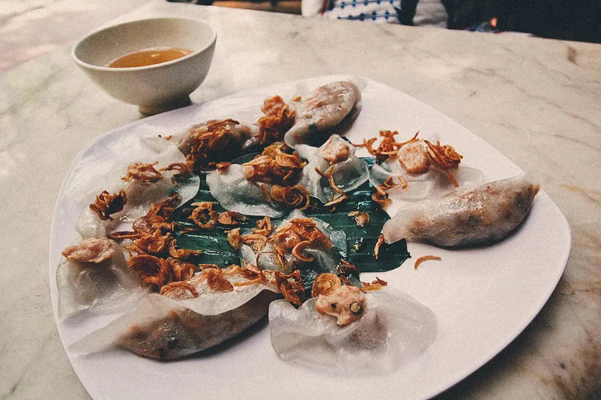 Vietnamese Food Guide: What to Eat in Vietnam White Rose dumplings, a popular Vietnamese regional food from Hoi An