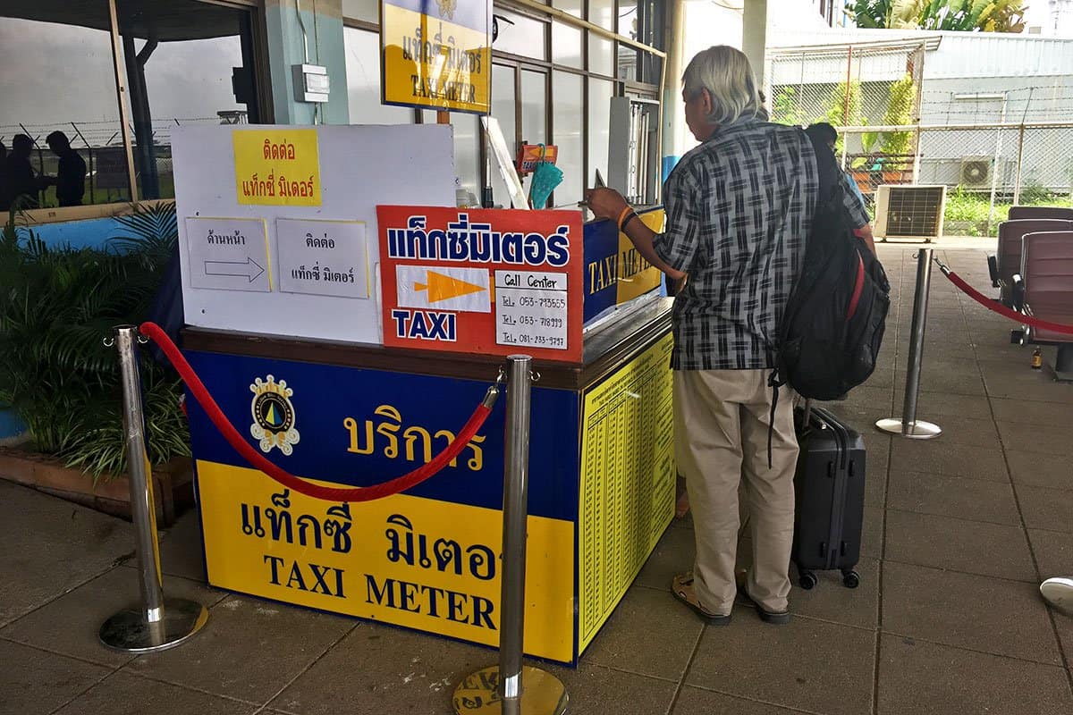 Airport Taxi, Chiang Rai, Thailand