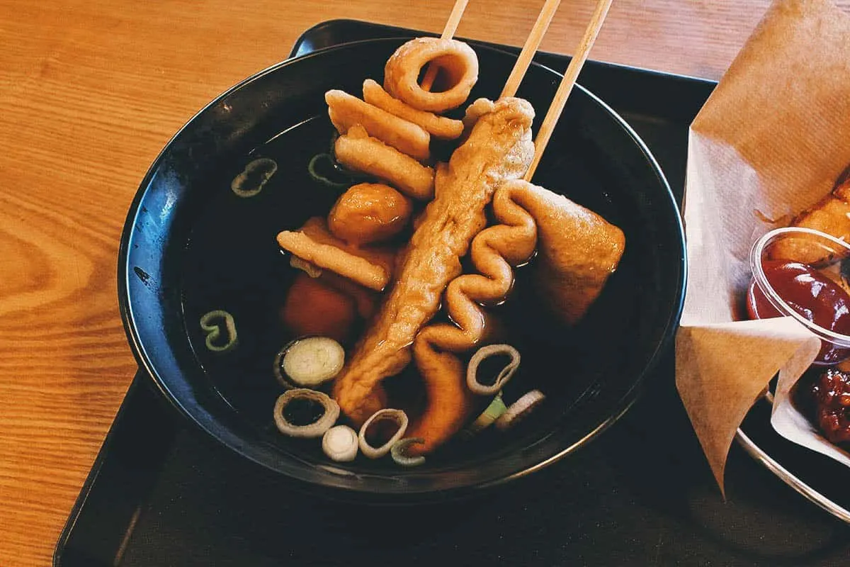 Things to Eat in South Korea Eomuk, Korean fish cakes