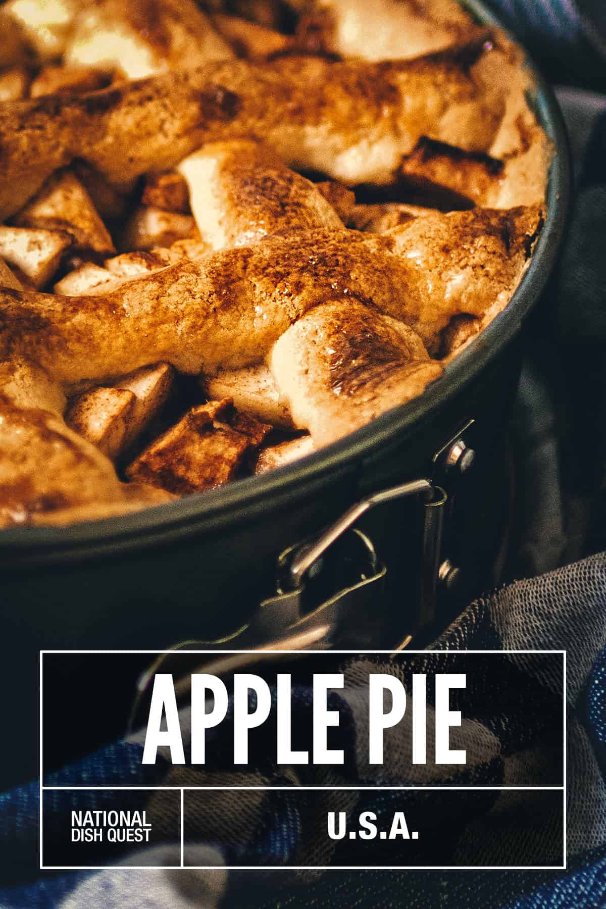 Freshly baked apple pie