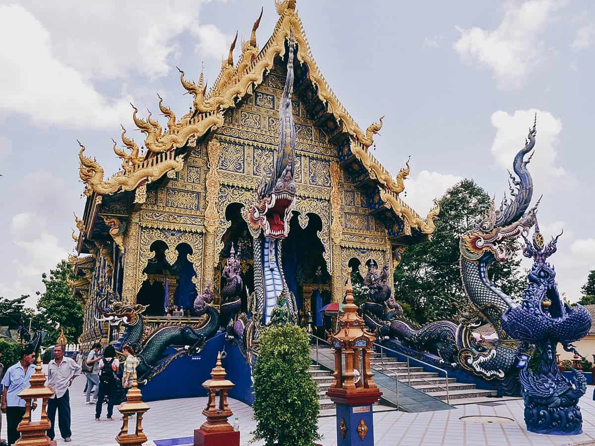 Wat Rong Suea Ten (Blue Temple), Chiang Rai, Thailand