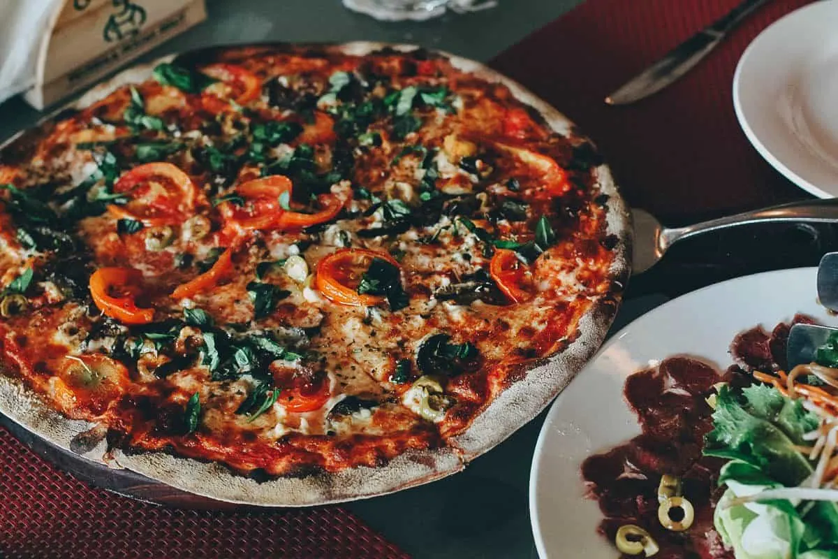 Bohol travel guide Pizza at Giuseppe Pizzeria & Sicilian Roast in Bohol, Philippines