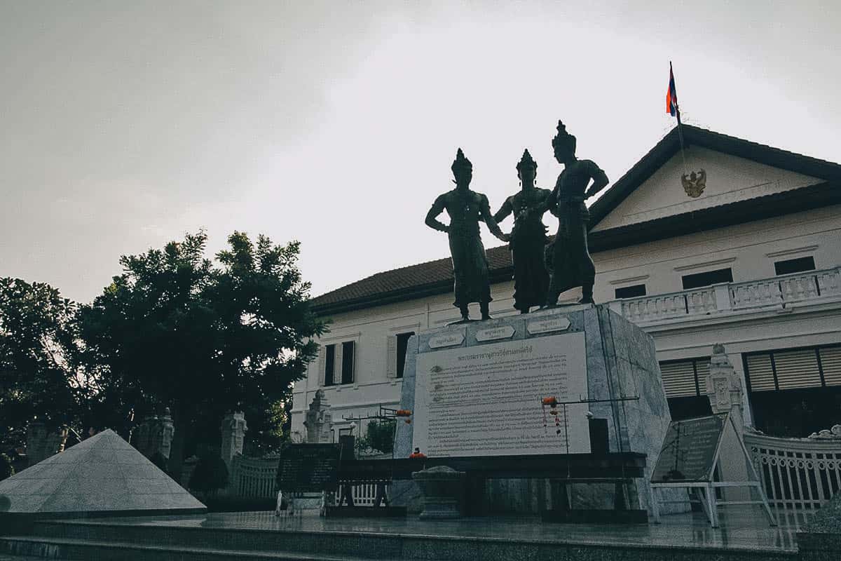 Three Kings Monument Square, Chiang Mai, Thailand