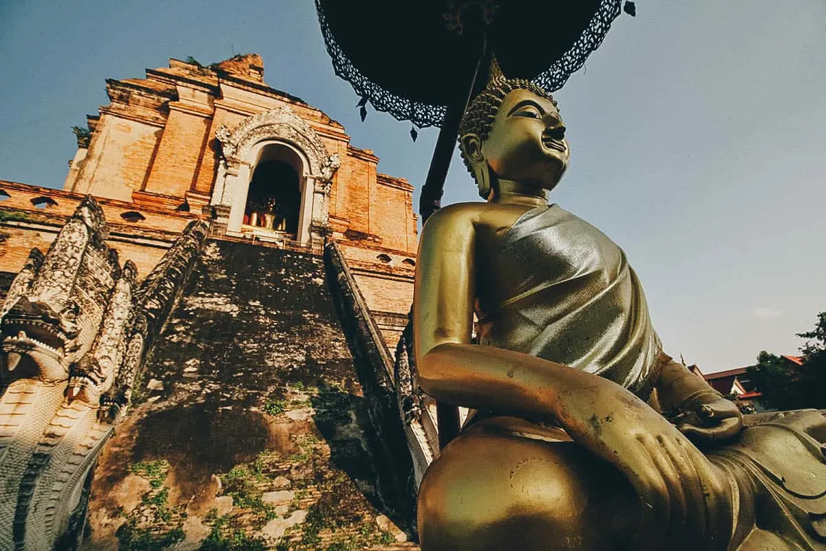 Wat Chedi Luang in Chiang Mai, Thailand