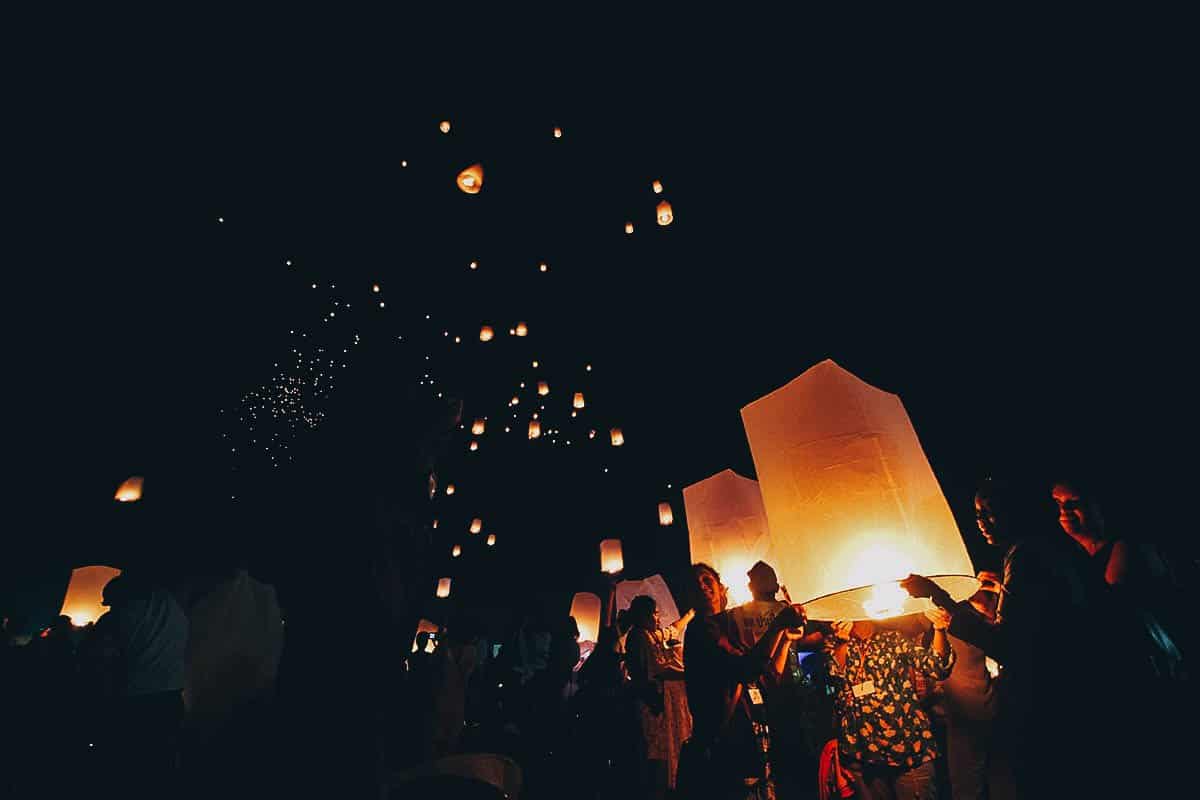 Yee Peng & Loy Krathong Festivals, Chiang Mai, Thailand