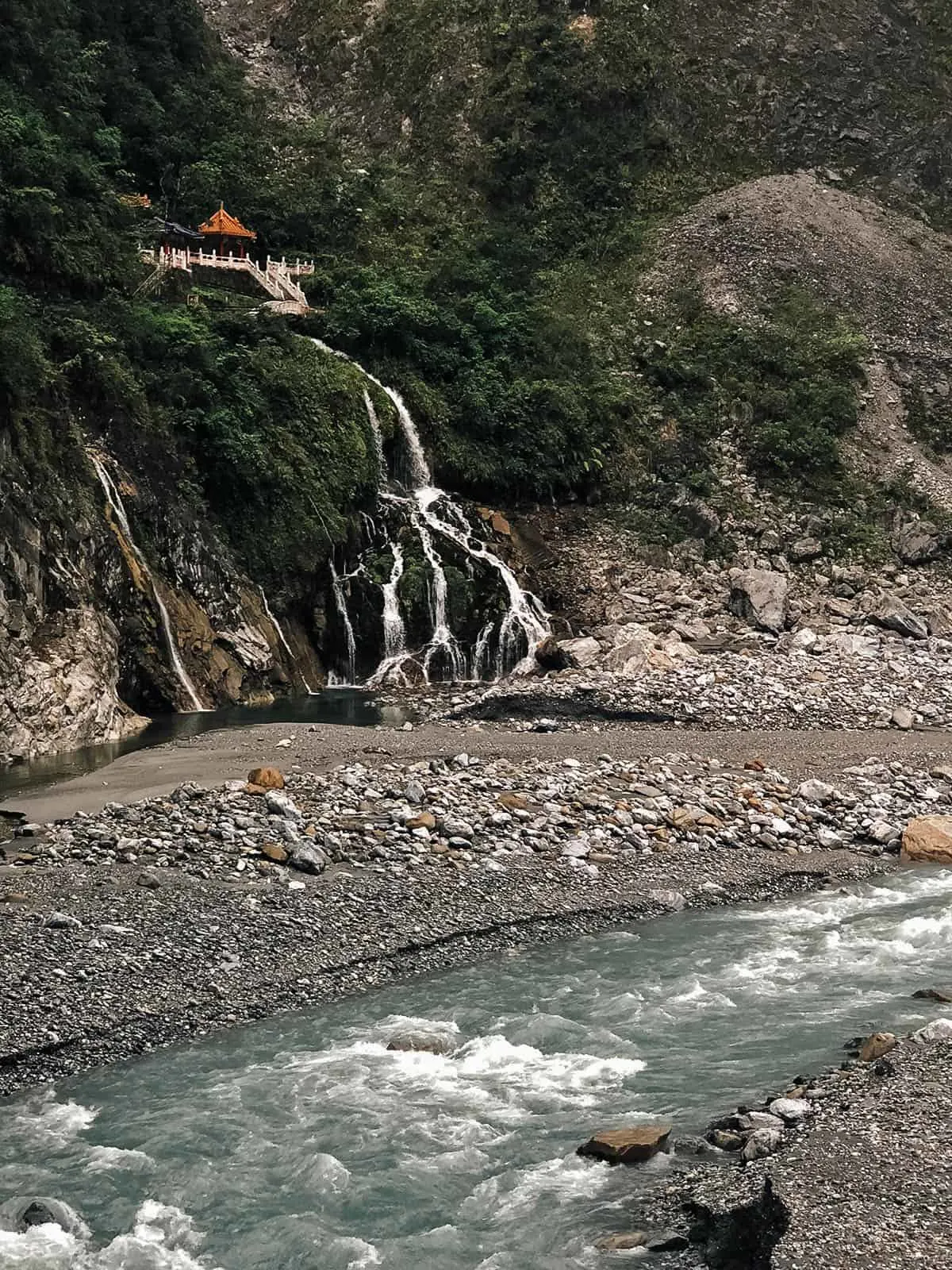 Changchun Falls at Taroko National Park in Hualien, Taiwan