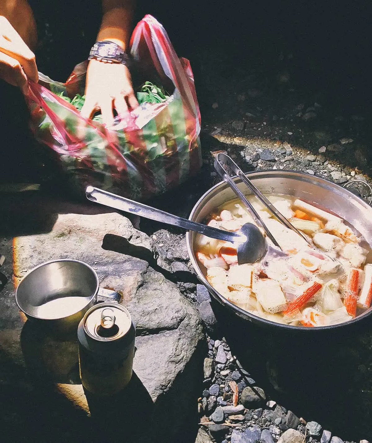 Shrimping in Hualien with the River King